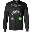 Camping T-Shirt The Mountains Massage Me I Must Go Funny Gift For Camper Tee Shirt CustomCat