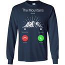 Camping T-Shirt The Mountains Massage Me I Must Go Funny Gift For Camper Tee Shirt CustomCat