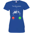 Camping T-Shirt The Mountains Massage Me I Must Go Funny Gift For Camper Tee Shirt CustomCat