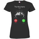 Camping T-Shirt The Mountains Massage Me I Must Go Funny Gift For Camper Tee Shirt CustomCat