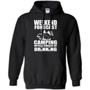 Camping T-Shirt Weekend Forecast Camping With A Change Of Drinking Funny Gift For Camper Tee Shirt CustomCat