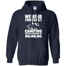 Camping T-Shirt Weekend Forecast Camping With A Change Of Drinking Funny Gift For Camper Tee Shirt CustomCat