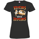 Camping T-Shirt Witches With Hitches Girl Halloween Funny Gift For Camper Tee Shirt CustomCat