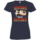 Camping T-Shirt Witches With Hitches Girl Halloween Funny Gift For Camper Tee Shirt CustomCat
