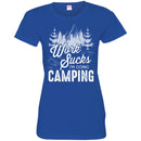 Camping T-Shirt Witches With Hitches Girl Halloween Funny Gift For Camper Tee Shirts CustomCat