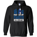Cancer Awareness T Shirt No One Fights Alone Shirts CustomCat