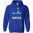 Cancer Awareness T Shirt No One Fights Alone Shirts CustomCat