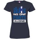 Cancer Awareness T Shirt No One Fights Alone Shirts CustomCat