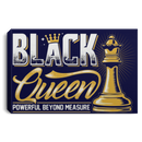 African American Canvas - Black Queen Powerful Beyond Measure Black History Month Black Girl Canvas