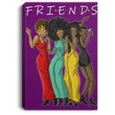African American Canvas - Black Friend Black History Month Black Girl Canvas