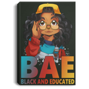 African American Canvas - BAE Black Educated Black History Month Black Girl Canvas