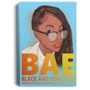 African American Canvas - BAE Black Educated Black History Month Black Girl Canvas For Home Decor