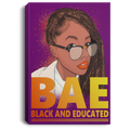 African American Canvas - BAE Black Educated Black History Month Black Girl Canvas For Home Decor