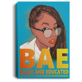 African American Canvas - BAE Black Educated Black History Month Black Girl Canvas For Home Decor
