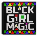 African American Canvas -Black Girl Magic Canvas for Living Room Home Decor