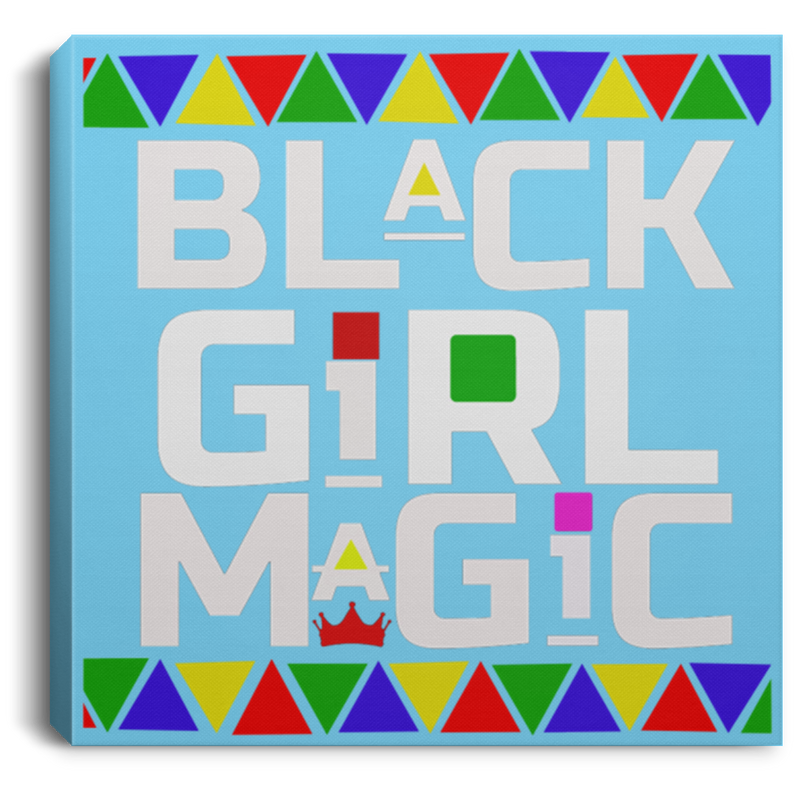 African American Canvas -Black Girl Magic Canvas for Living Room Home Decor