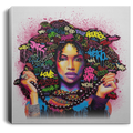African American Canvas - Prints Abstract Afro Girl Canvas Painting African American Women Picture For Living Room Home Decor