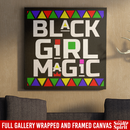 African American Canvas -Black Girl Magic Canvas for Living Room Home Decor