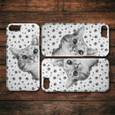 Cat Black White iPhone Case teelaunch