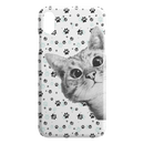 Cat Black White iPhone Case teelaunch
