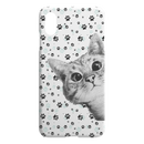 Cat Black White iPhone Case teelaunch