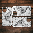Cat Black White iPhone Case teelaunch