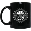 Cat Coffee Mug Bend The Knee Cat Lovers 11oz - 15oz Black Mug CustomCat