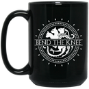 Cat Coffee Mug Bend The Knee Cat Lovers 11oz - 15oz Black Mug CustomCat