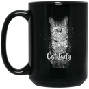Cat Coffee Mug Cat Lady 11oz - 15oz Black Mug CustomCat
