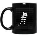 Cat Coffee Mug Cat Lovers 11oz - 15oz Black Mug CustomCat