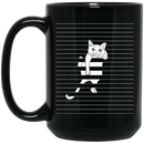 Cat Coffee Mug Cat Lovers 11oz - 15oz Black Mug CustomCat