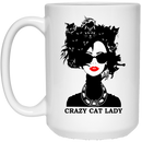 Cat Coffee Mug Crazy Cat Lady 11oz - 15oz White Mug CustomCat