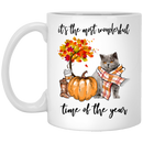 Cat Coffee Mug It's The Most Wonderful Time Of The Year Brishitan Shorthair Cat 11oz - 15oz White Mug CustomCat
