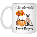Cat Coffee Mug It's The Most Wonderful Time Of The Year Siamese Cat 11oz - 15oz White Mug CustomCat
