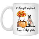 Cat Coffee Mug It's The Most Wonderful Time Of The Year Siamese Cat 11oz - 15oz White Mug CustomCat