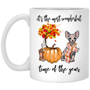 Cat Coffee Mug It's The Most Wonderful Time Of The Year Sphynx Cat 11oz - 15oz White Mug CustomCat