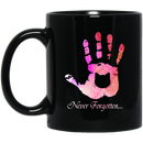 Cat Coffee Mug Never Forgotten Cat 11oz - 15oz Black Mug CustomCat