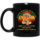 Cat Coffee Mug Once Upon A Time There Was A Girl Who Really Loved Cats I Was Me 11oz - 15oz Black Mug CustomCat