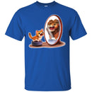 Cat T Shirt Cat and Lion! Be Confident! Purr... For Cat Lovers Shirts CustomCat