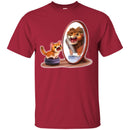 Cat T Shirt Cat and Lion! Be Confident! Purr... For Cat Lovers Shirts CustomCat