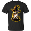 Cat T Shirt Cat Is Sitting On The Book Wearing Hat Halloween Gift For Cat Lovers Shirts CustomCat