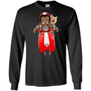 Cat T Shirt Cat Riding Moto Funny Cat Lovers Shirts CustomCat