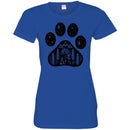 Cat T Shirt Girl And Cat Sitting Together In Cat Foot Snow Christmas Tree Gift For Cat Lovers Shirts CustomCat