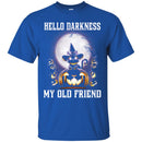 Cat T Shirt Hello Darkness My Old Friend Kitten Wearing Hat Halloween For Cat Lovers Shirts CustomCat