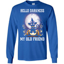 Cat T Shirt Hello Darkness My Old Friend Kitten Wearing Hat Halloween For Cat Lovers Shirts CustomCat