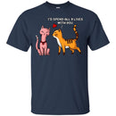 Cat T Shirt I'd Spend All 9 Lives With You Heart Cat Love Cute Kitty Lovers Shirt CustomCat