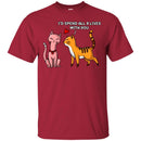 Cat T Shirt I'd Spend All 9 Lives With You Heart Cat Love Cute Kitty Lovers Shirt CustomCat