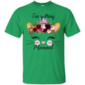 Cat T-Shirt I'm Getting Meowied Flowers On Head Bride Cat Lover Funny Happy Marriage Gifts Tee Shirt CustomCat