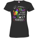 Cat T Shirt I'm Mostly Peace And Light And A Little Go Yourself For Kitten Lovers Shirts CustomCat