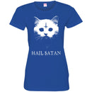 Cat T Shirt Kitten Face Hail Satan For Cat Lovers Shirts CustomCat
